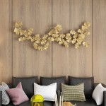 Арт-объект Inodesign Golden Ginkgo Leaves 83.080